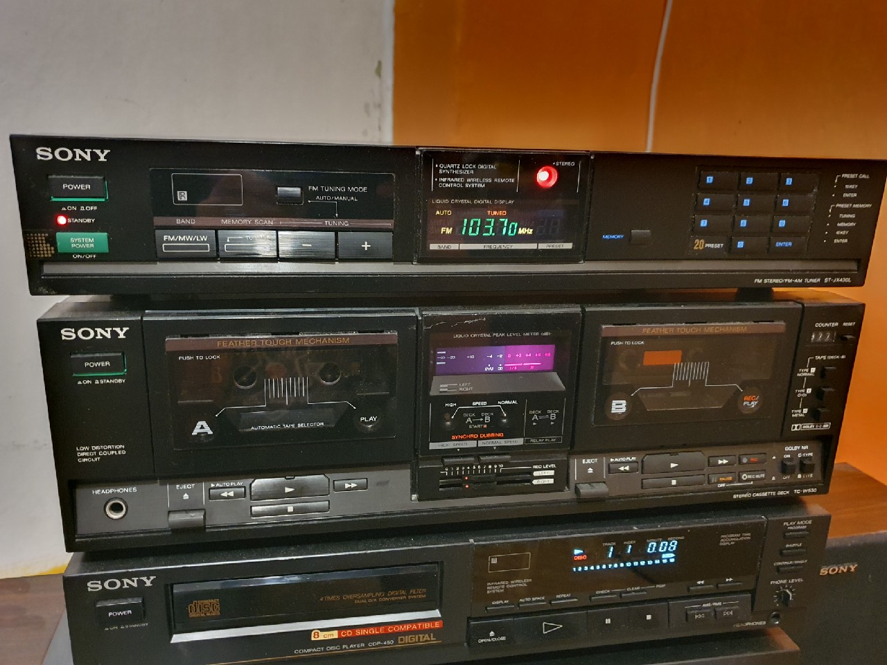 Wieża HiFi Sony z Kolumnami Japan 1985 Vintage | Katowice