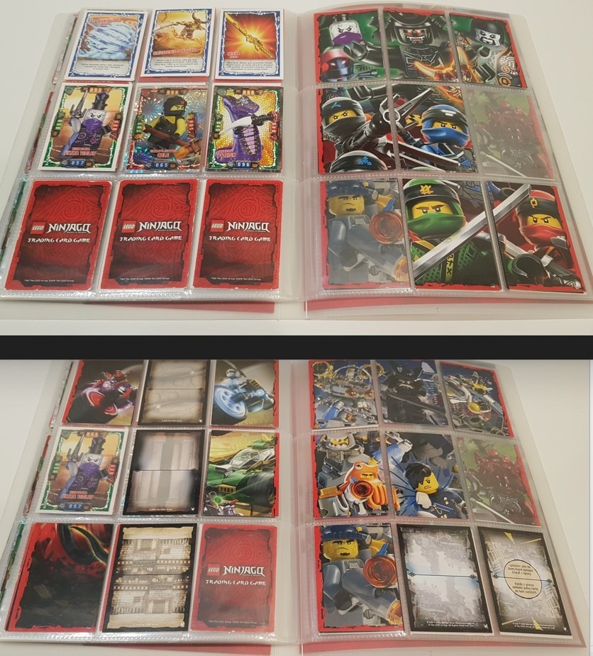 366 Ninjago Lego trading cards + album Warszawa Licytacja na