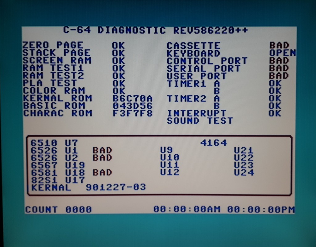 Cartridge DEAD DIAGNOSTIC TEST Commodore C64 Warszawa Kup teraz na