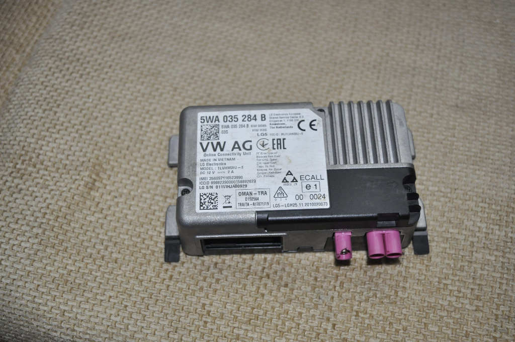 МОДУЛЬ БЛОК КЕРУВАННЯ USLUG ONLINE VW AUDI SKODA SEAT 5WA035284B 