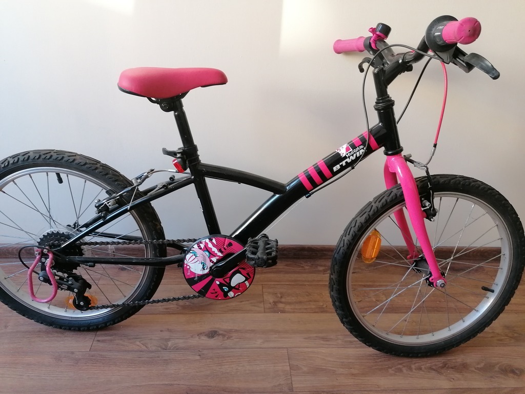 Rower dziewczęcy B'TWIN 20" Decathlon Chorzów Kup teraz na Allegro