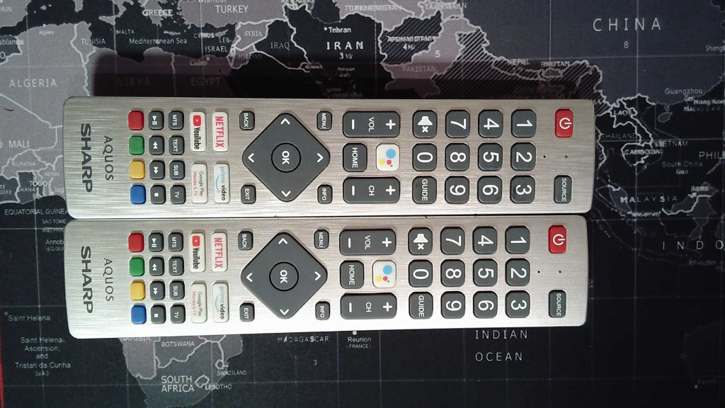 Pilot TV Sharp Aquos Android TV oryginał ZAGÓRÓW Kup teraz na