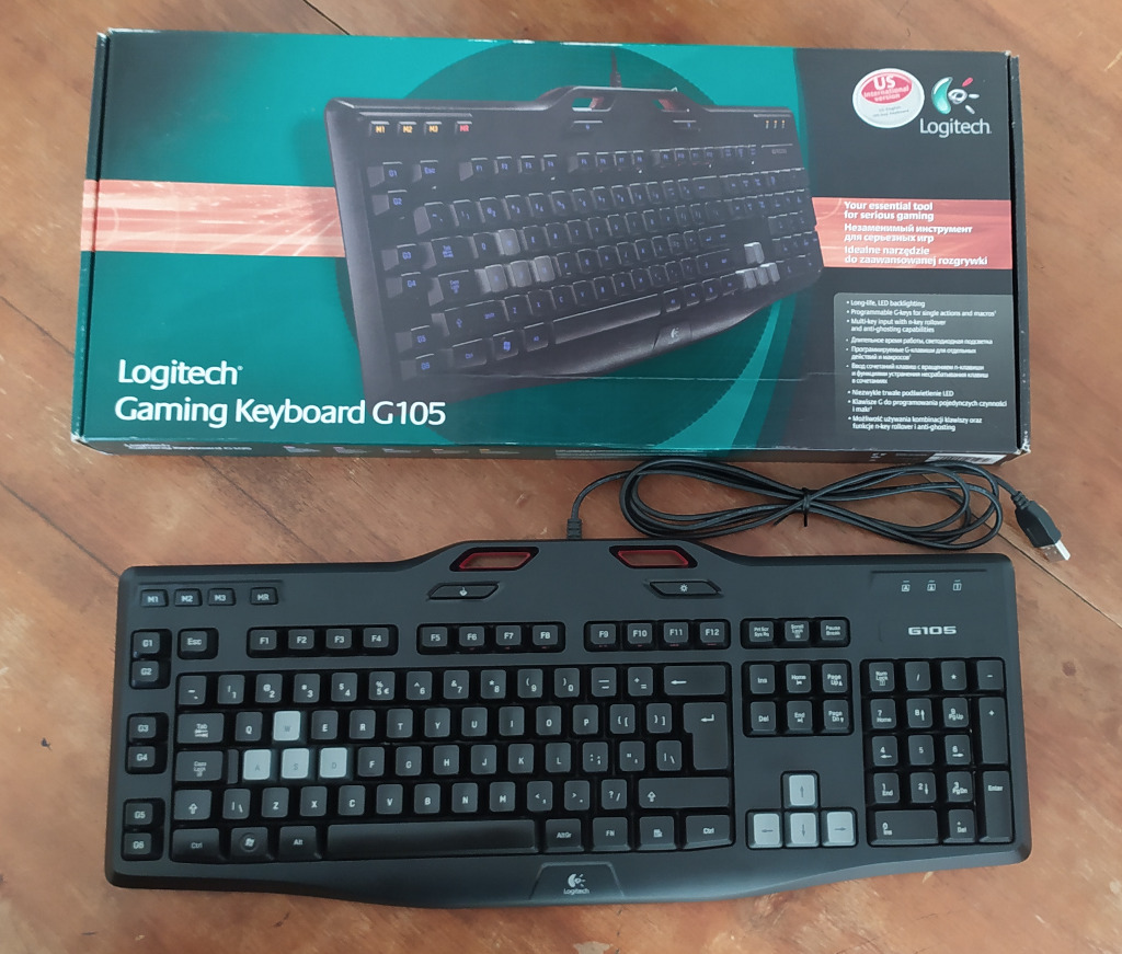 Klawiatura Logitech G105 Gaming Keyboard komplet Poznań | Kup teraz na Allegro Lokalnie