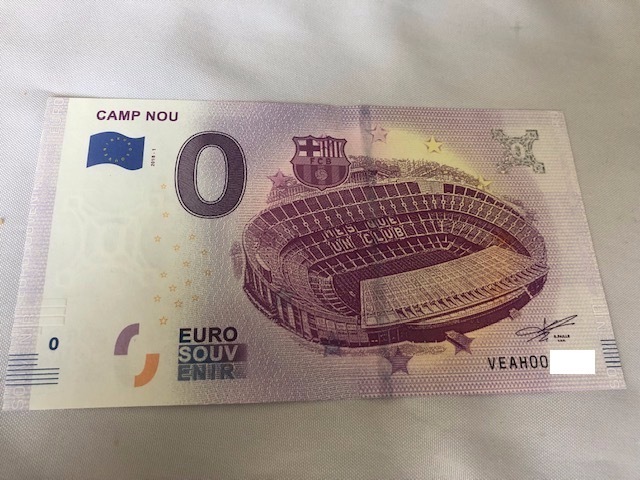 Europa Press: FC Barcelona edita uma nota do Camp Nou – Billetes 0 Euros