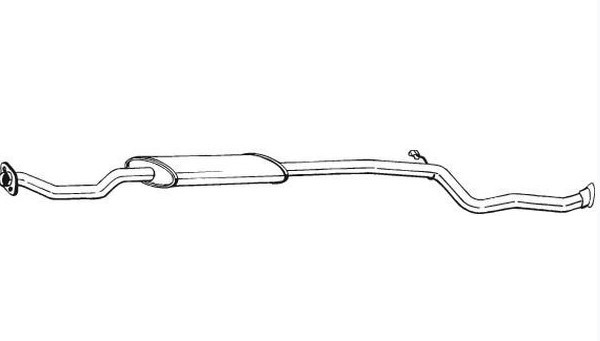 BOSAL 289-007 ГЛУШНИК ЦЕНТРАЛЬНИЙ DO PEUGEOT 106 I CITROËN SAXO 