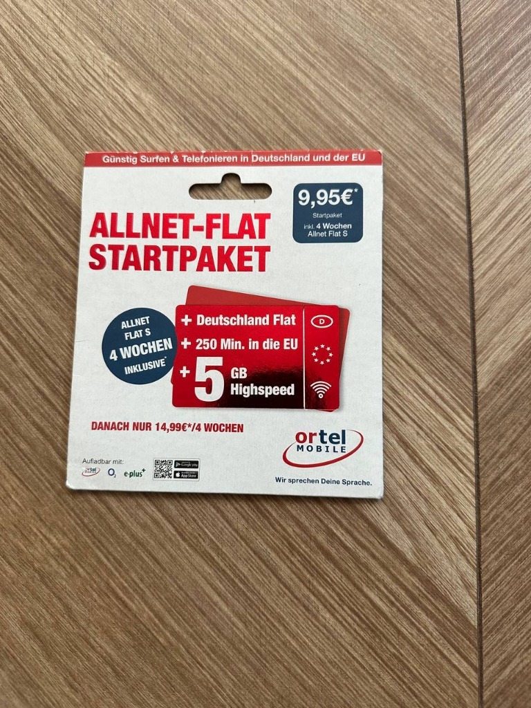 SIM Card Starter Ortel Mobile, Niemcy Warszawa Kup teraz na Allegro