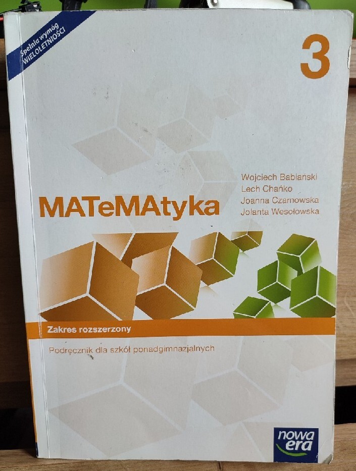 Matematyka Zakres Podstawowy I Rozszerzony Nowa Era Klasa 1 Zadania Matematyka zakres rozszerzony Nowa era | Borkowo | Kup teraz na Allegro