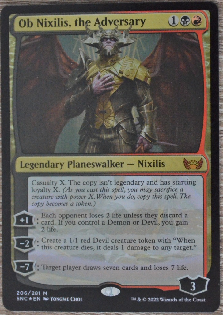MTG Ob Nixilis, the adversary NM SNC foil Warszawa Kup teraz na