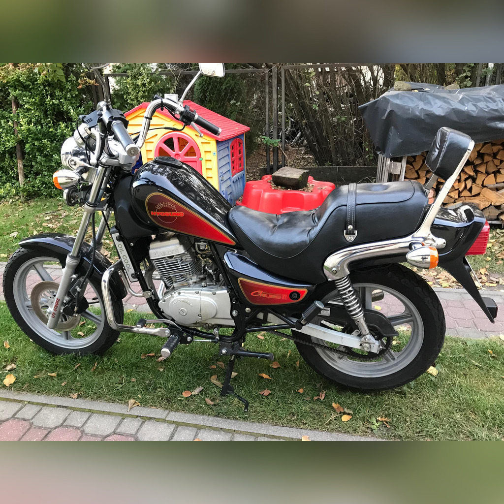 hyosung ga 125 cruise 2 auspuff