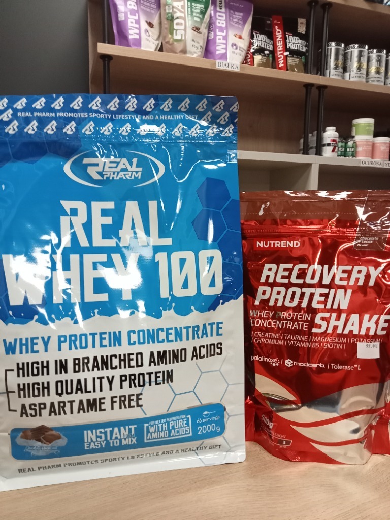 Real pharm real whey 2000g + nutrend protein 500g | sokółka | kup teraz na allegro lokalnie