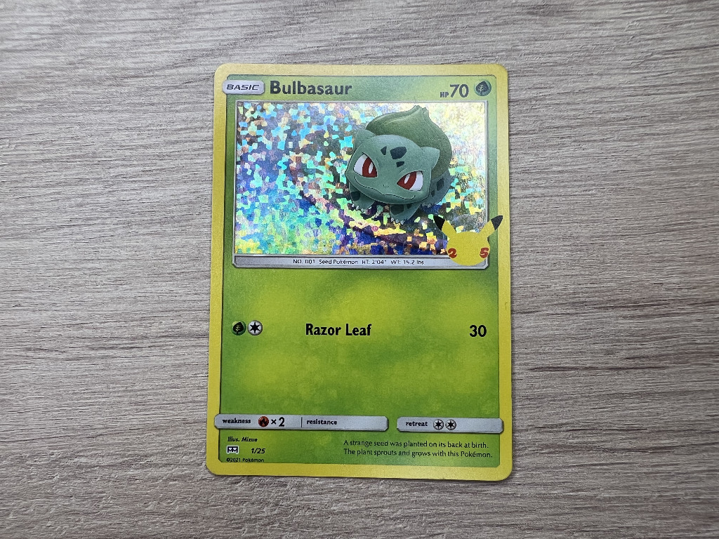 Pokemon TCG Bulbasaur HOLO + 4 startery roślinne Poznań Kup teraz