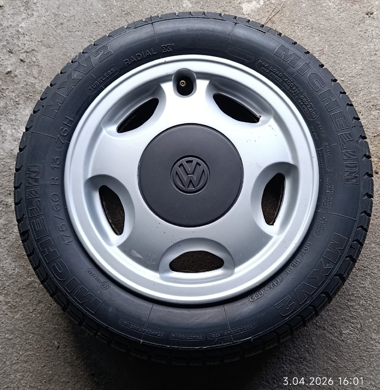 КОЛЕСО 13X5.5 4X100 POLO 86C2F GT G40 