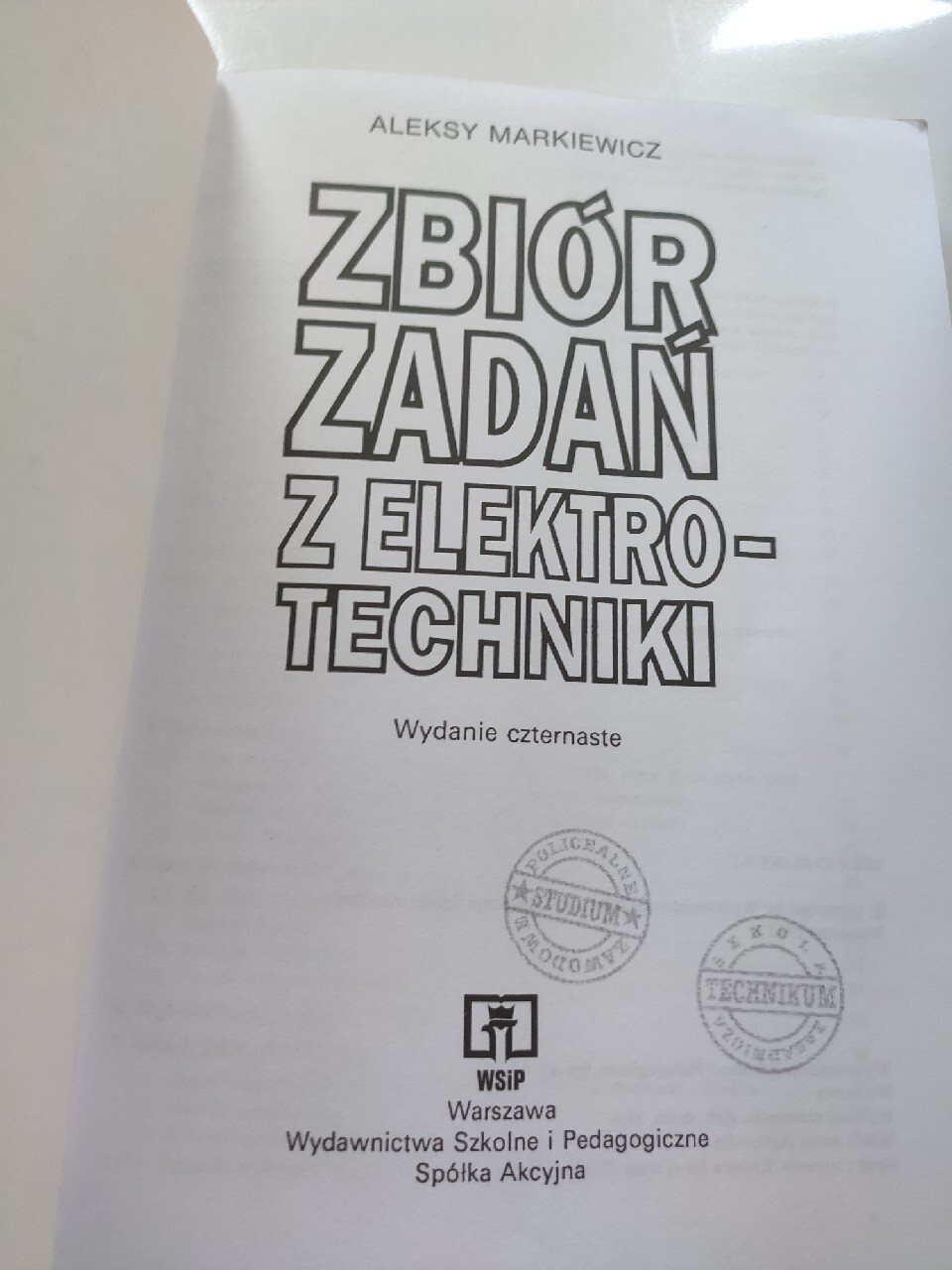 Zbiór Zadań Z Elektrotechniki Aleksy Markiewicz Rozwiązania Zbiór zadań z elektrotechniki Aleksy Markiewicz | Morzyczyn | Kup teraz