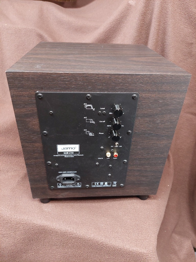 Subwoofer JAMO sub 210 wenge wiśnia kable Częstochowa Kup teraz na