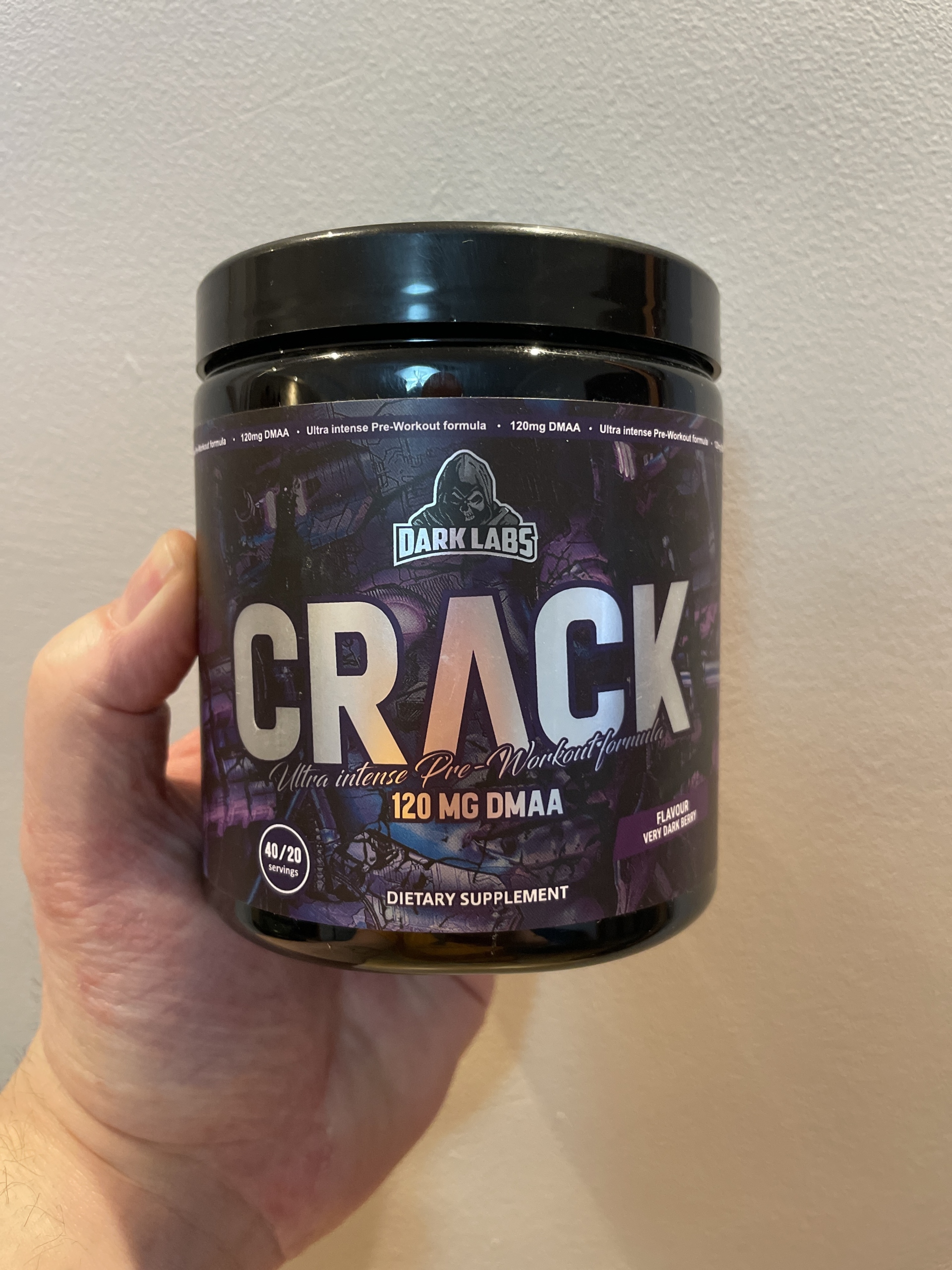 Dark Labs Crack pre workout 340g Sosnowiec Kup teraz na Allegro Lokalnie