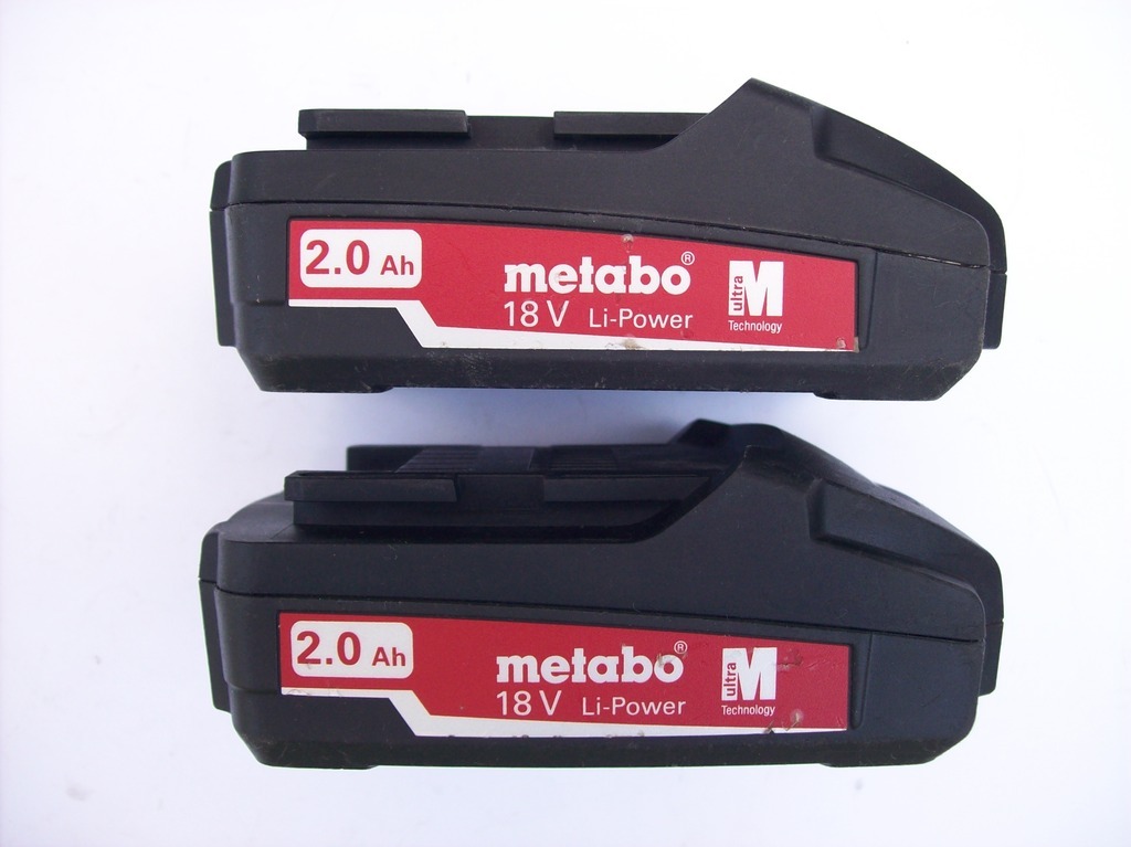 Bateria akumulator Metabo 18V 2,0Ah- 2szt | Karniewo | Kup teraz na ...