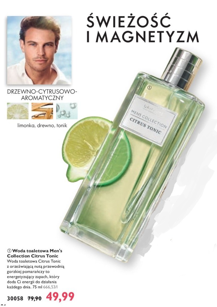 Woda toalet Men's Collection Citrus Tonic ORIFLAME kozienice Kup teraz na Allegro Lokalnie