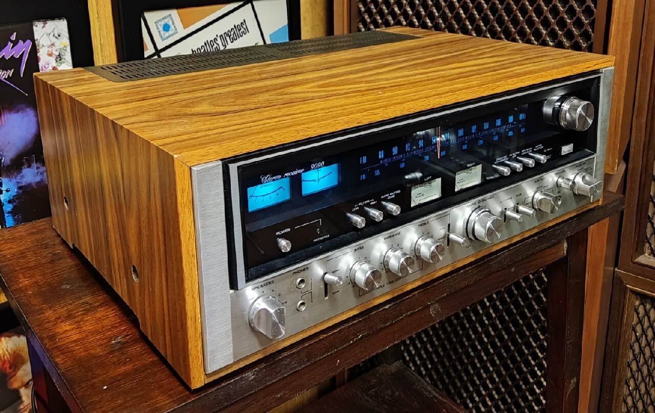 Amplituner Sansui 9090 Vintage MONSTER Żywiec Kup teraz na Allegro