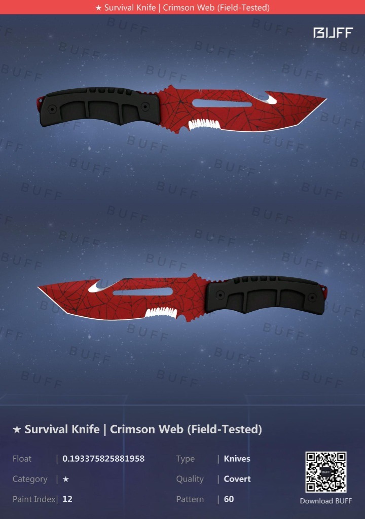 Survival knife Crimson web kosa csgo FT Rybnik Kup teraz na