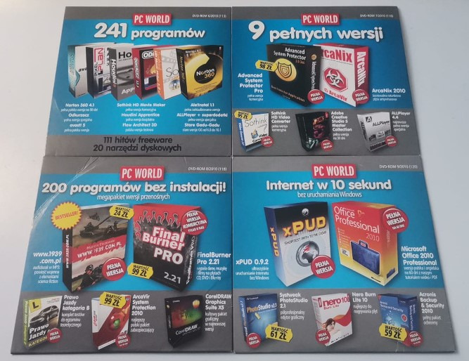 Weź Dowolną Gazetę Z Programami Telewizyjnymi Na Cały Tydzień PC World płyty z programami | Żelazków | Kup teraz na Allegro Lokalnie