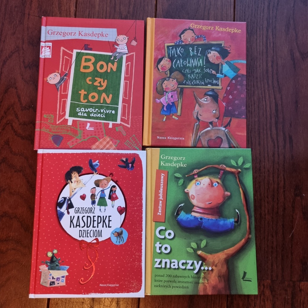 Kasdepke 4 ksiazki bdb stan Co to znaczy, Bon czy Długołęka Kup