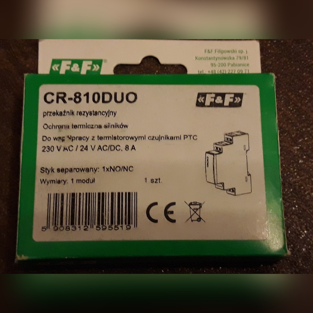Przekaźnik rezystancyjny termiczny CR-810 DUO | Warszawa | Kup teraz na ...