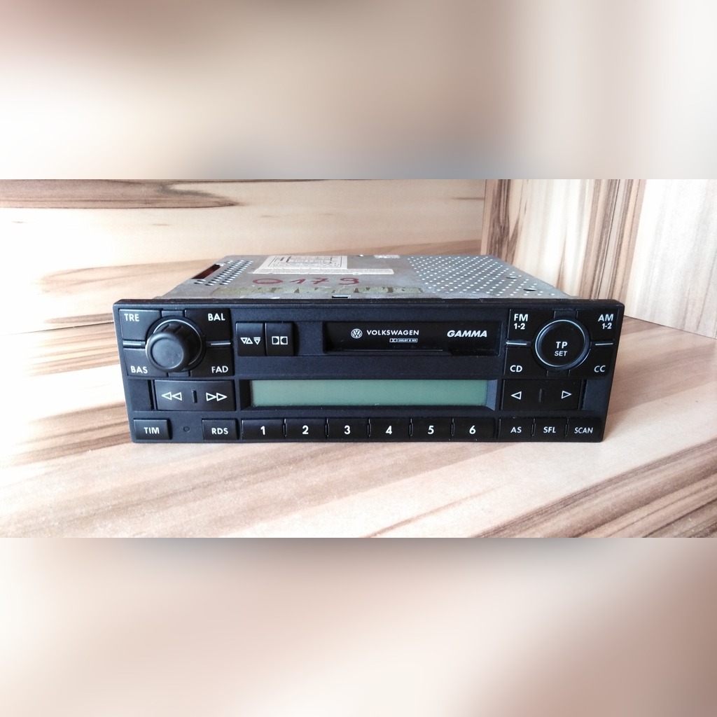 Radio VW GAMMA V + KOD GOLF IV PASSAT B5 POLO Iłża Kup teraz na