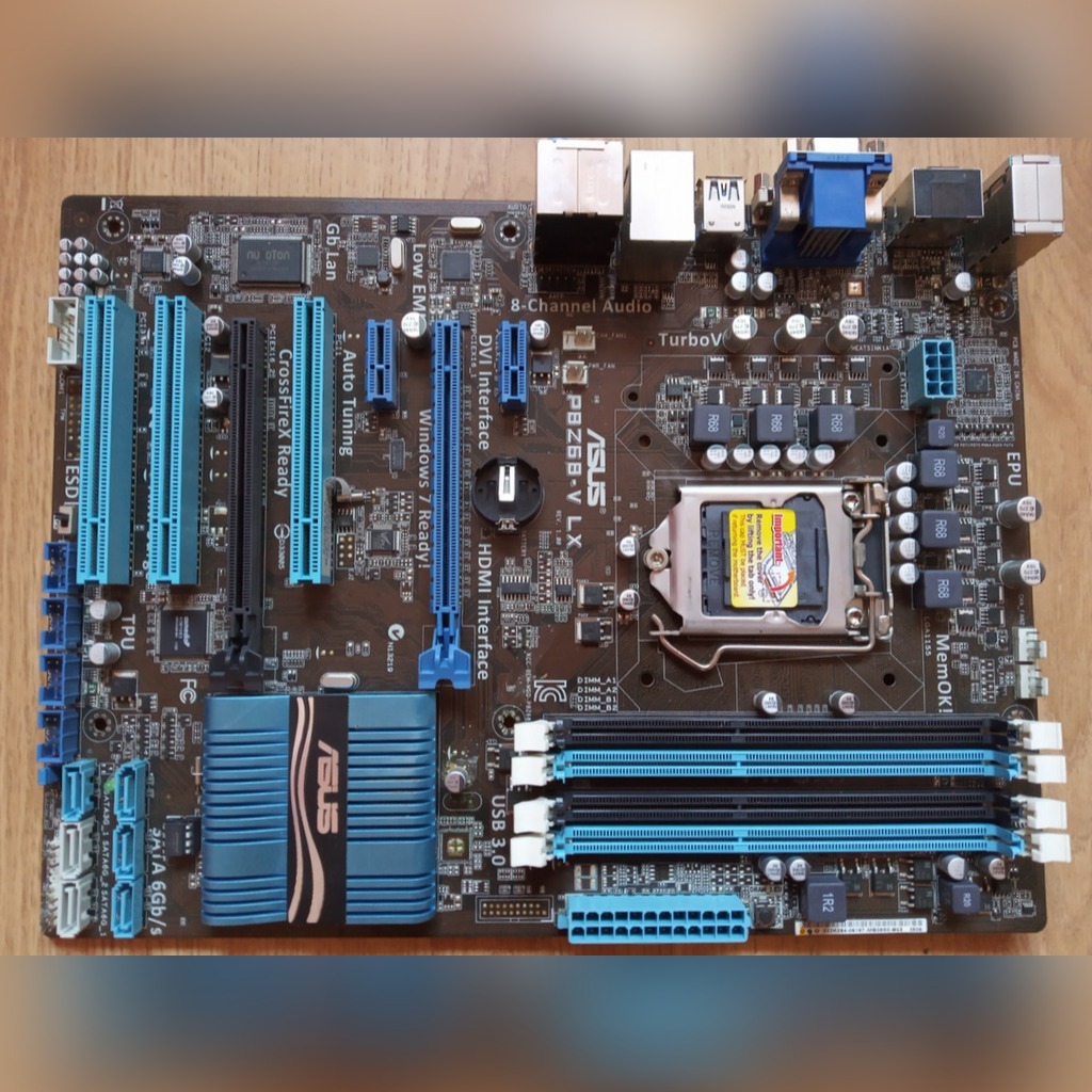 Asus P8Z68 V LX uszkodzona Starogard Gdański Kup teraz na Allegro