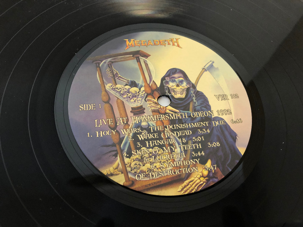 Megadeth Live At Hammersmith Odeon 1992 Lp Thrash Strzeszów Kup