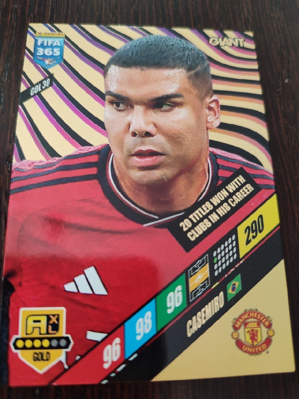 FIFA 365 Panini 2024 Casemiro Giant Gold Przybysławice Kup teraz na