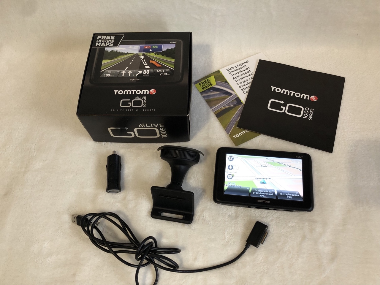 Nawigacja GPS TomTom GO LIVE 1005 Warszawa Kup teraz na Allegro