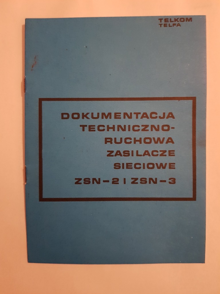 TELKOM TELFA Instrukcja zasilaczy sieciowych ZSN | Poznań | Kup teraz ...