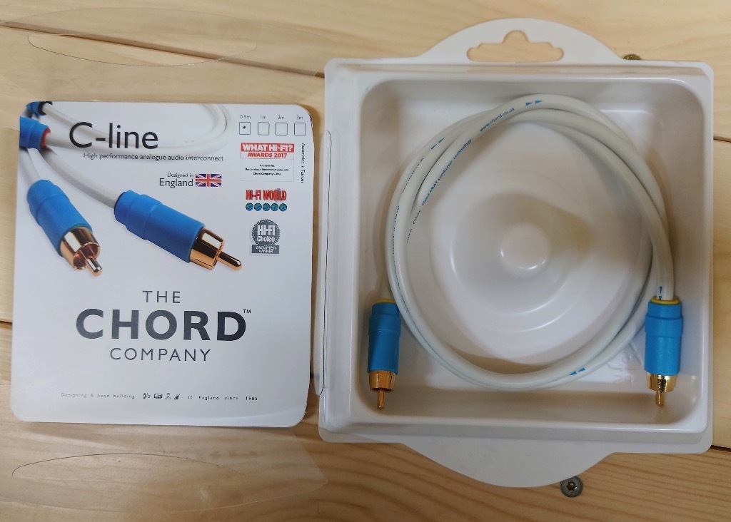 Kabel Chord cline 1m coaxial CDigital SPDIF RCA Wrocław Kup teraz