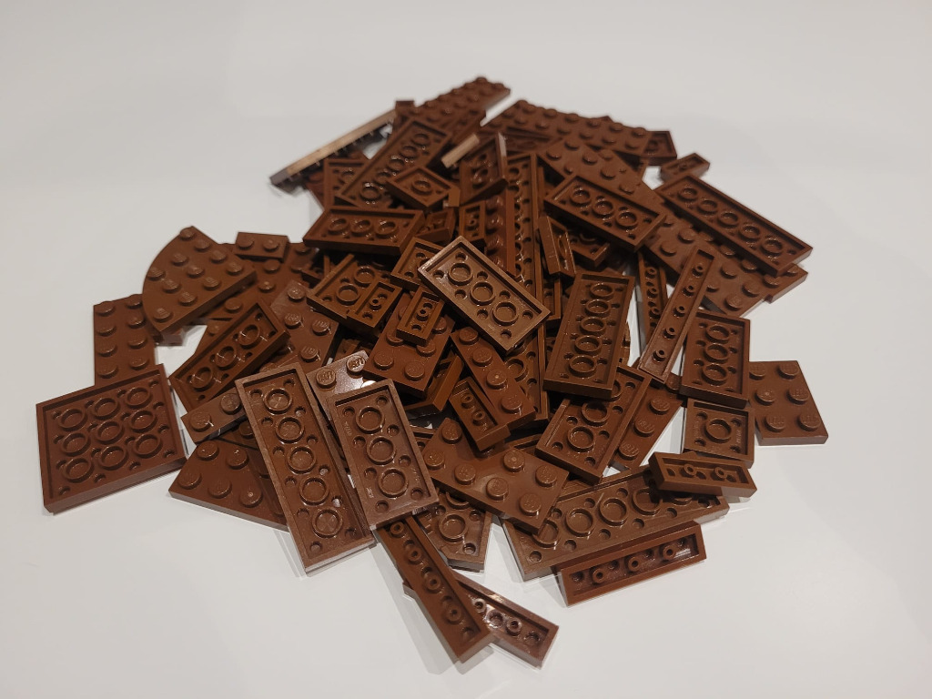 Klocki Lego brązowe - plaskie | Warszawa | Kup teraz na Allegro Lokalnie