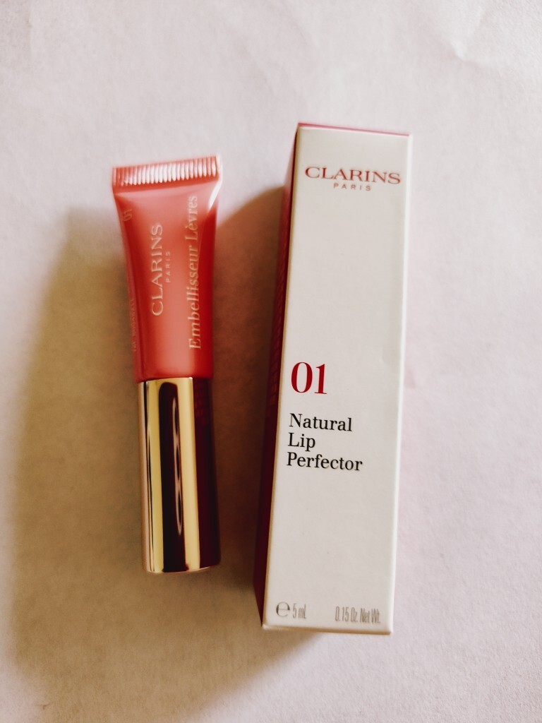 Clarins Natural lip perfector 01 rose shimmer 5ml Polska Nowa Wieś