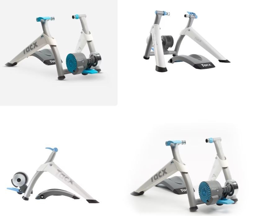 Btwin Tacx Flux S Smart Decathlon Home Trainer Rulli Liberi Bici