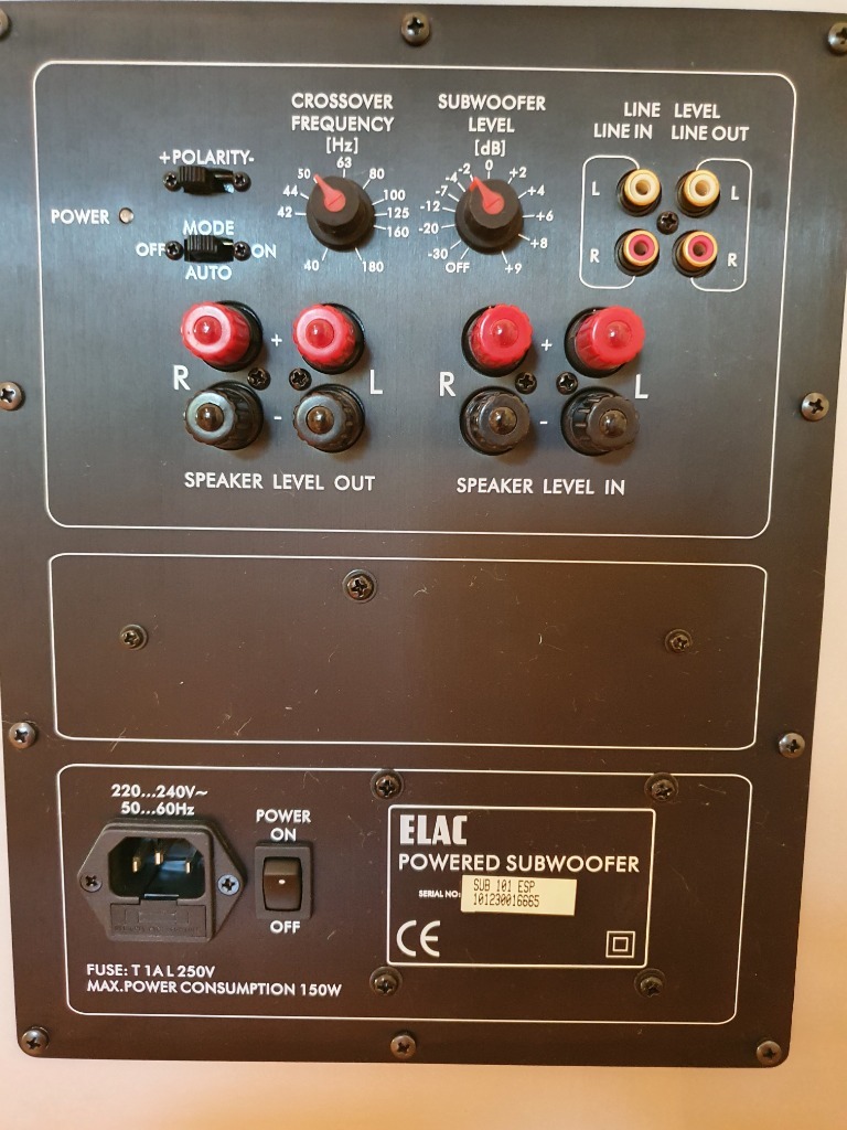 Subwoofer aktywny ELAC 101 ESP 150W Warszawa Kup teraz na Allegro