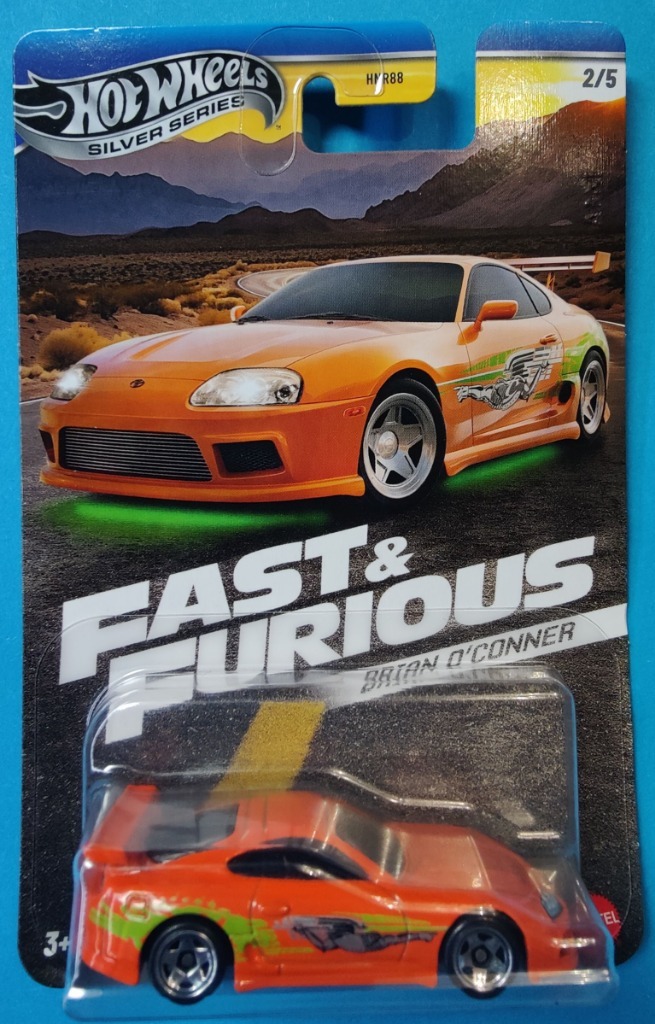 ミニカー Hotwheels FAST& FURIOUS SUPRA Hot Wheels, Fast&Furious, SamochodzikTOYOTA SUPRA HNR95