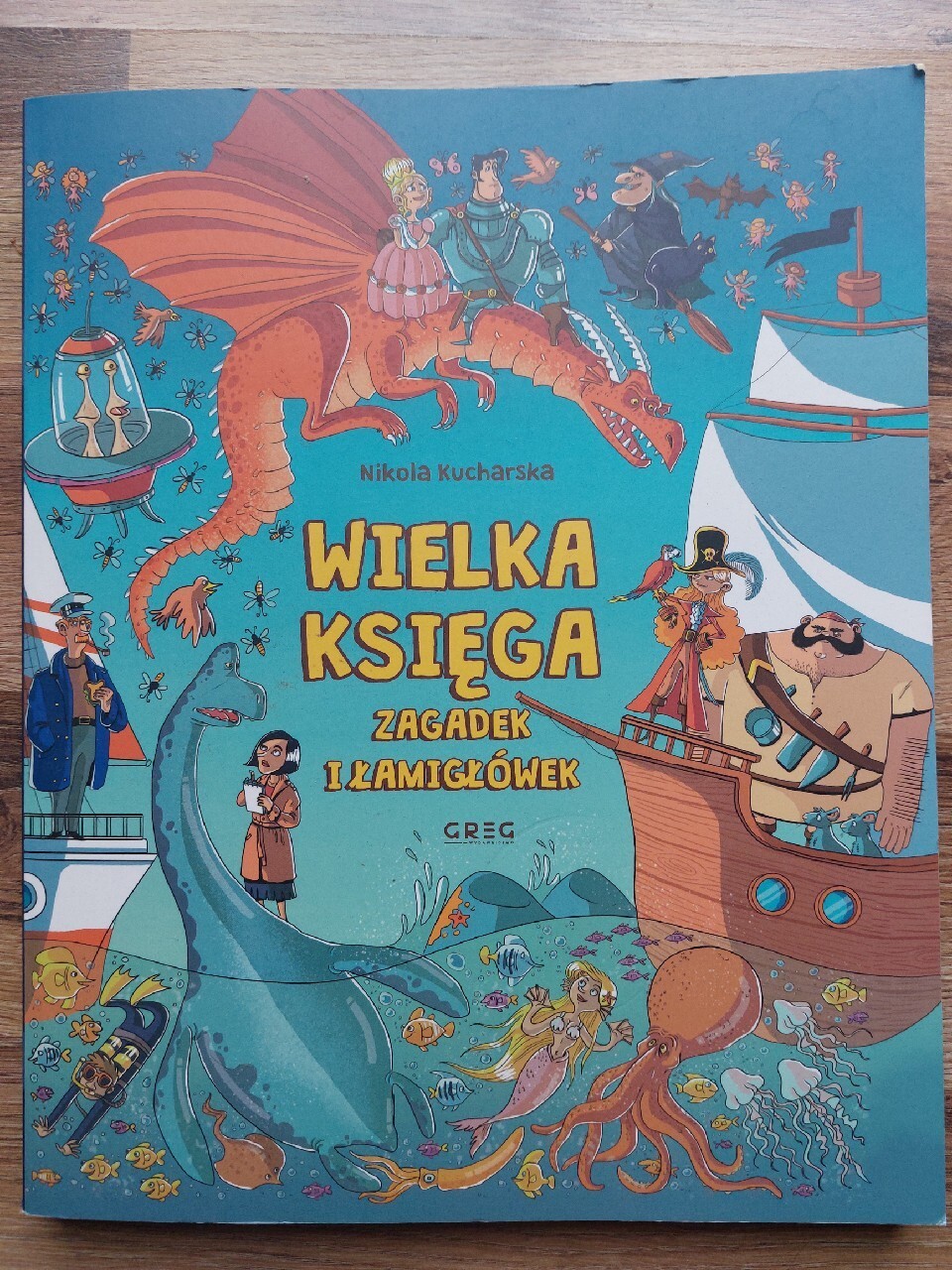 Wielka księga zagadek i łamigłówek Dziećmorowice Kup teraz na