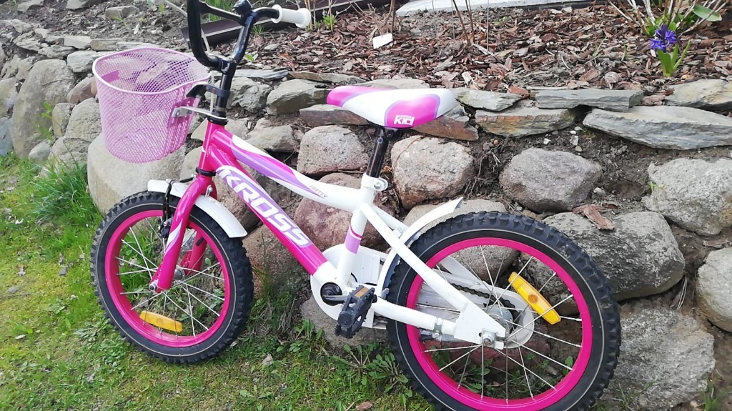 Rower Kross Pretty 16" dla dziewczynki stan bdb Warszawa Kup teraz na Allegro Lokalnie