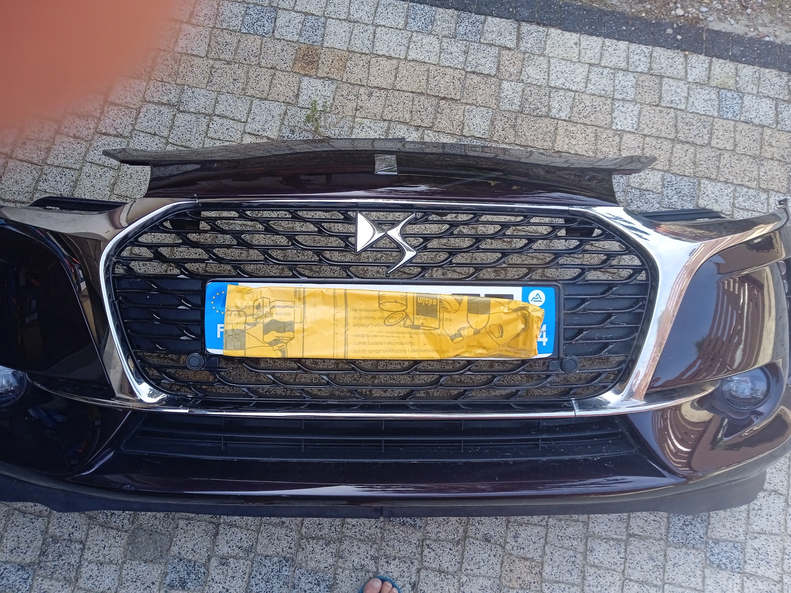 БАМПЕР ПЕРІД DS3 КОМПЛЕКТ РЕСТАЙЛ 