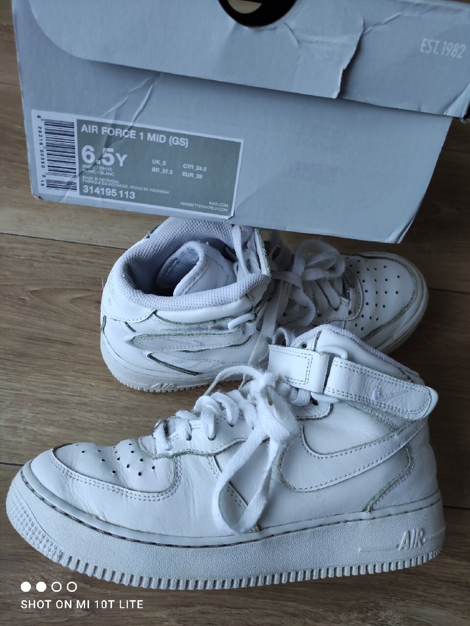 nike air force mid 39