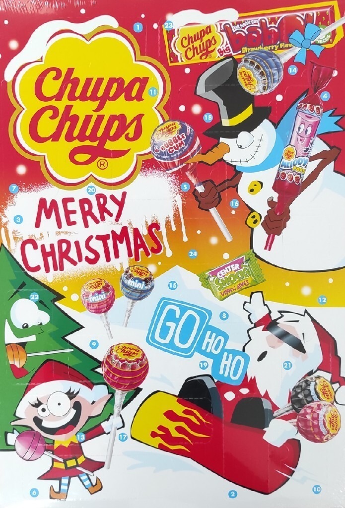 Kalendarz adwentowy stojący Chupa Chups 210,7 g  Kraków  Kup teraz na Allegro Lokalnie