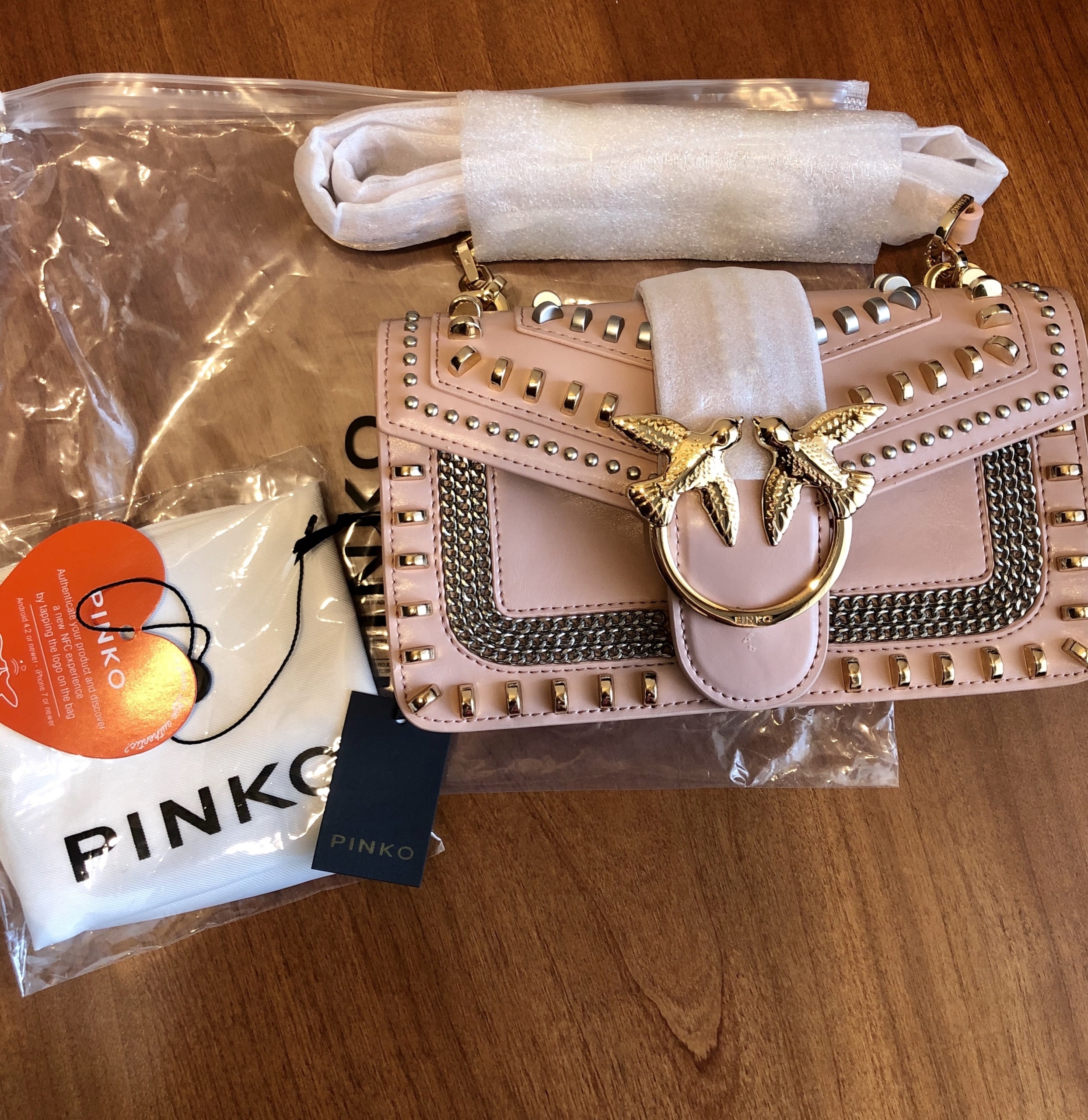 Torebka Pinko R owa mini love bag mix studs Zebrzydowice Kup