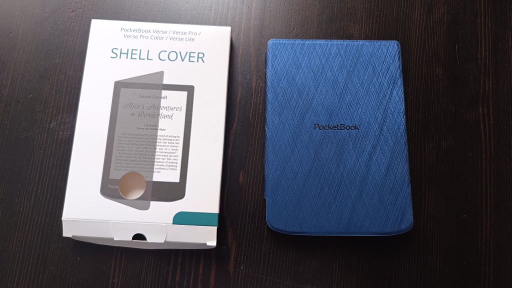 PocketBook Shell Cover For Verse & Verse Pro E-Readers - Blue Protective Case With Magnetic Closure