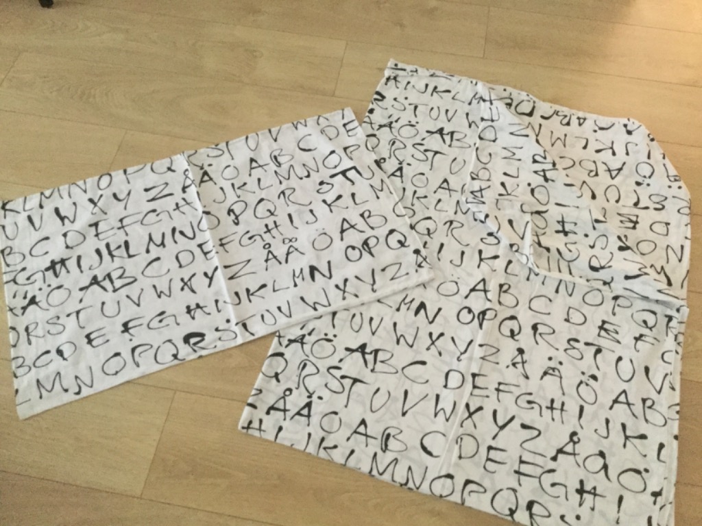 Ikea Posciel Biala W Czarne Litery Kup Teraz Za 34 00 Zl Tarnow Allegro Lokalnie