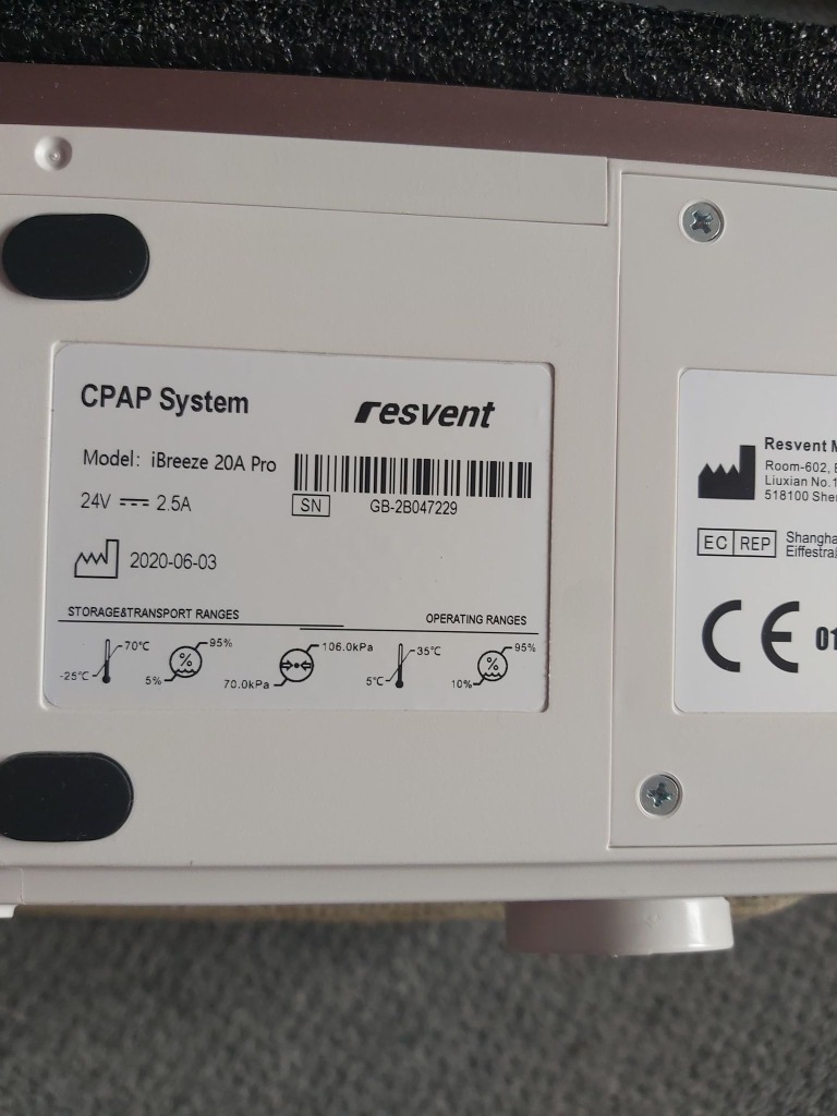 Resvent CPAP SYSTEM iBreeze 20A Pro | Borek | Kup teraz na Allegro Lokalnie