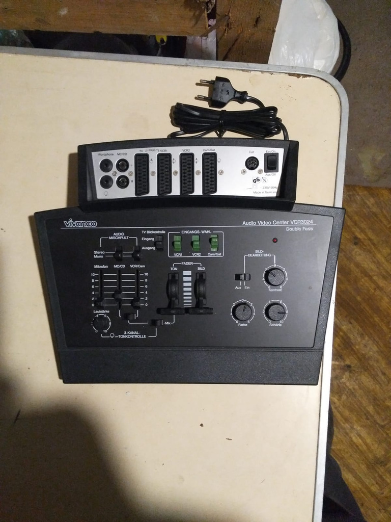 Vivanco Audio Video Center VCR 3024 mixer Szczecin Ogłoszenie na Allegro Lokalnie