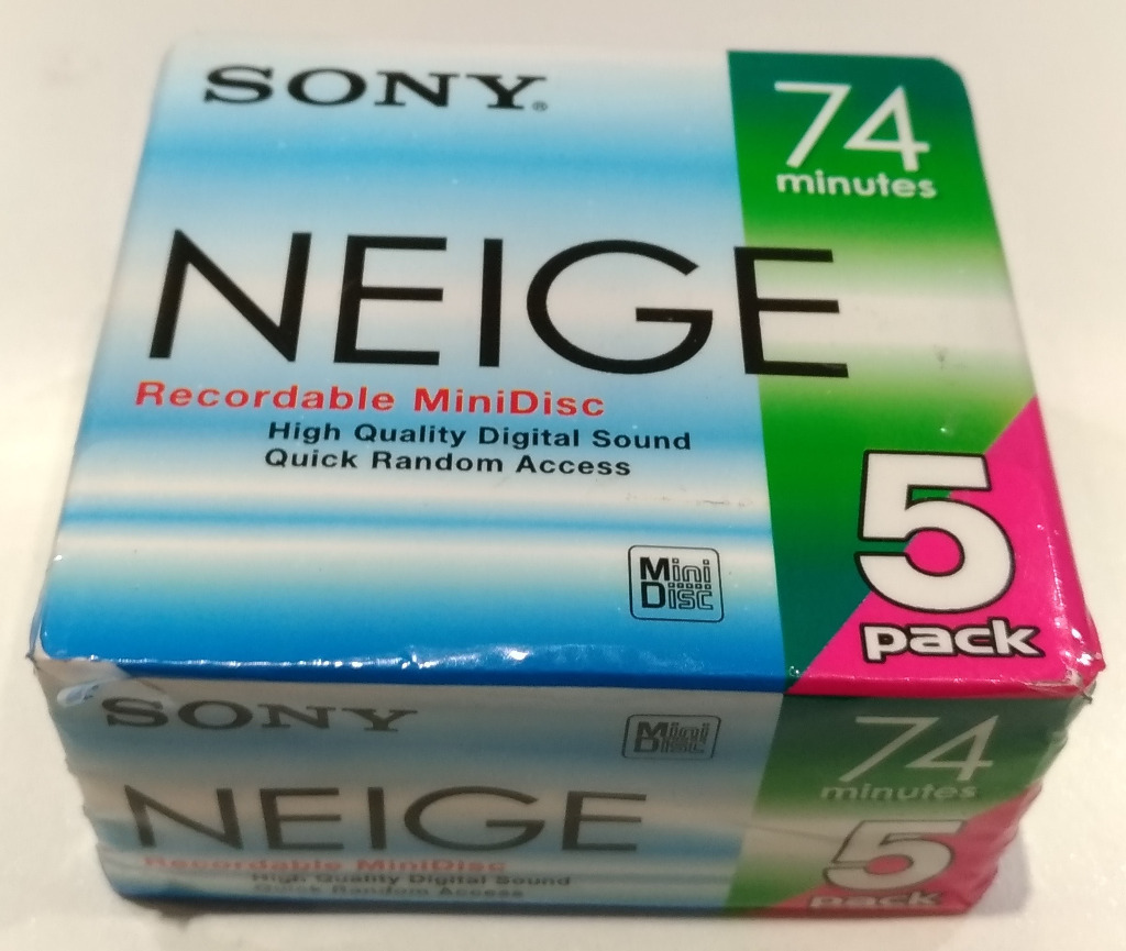 Sony Neige minidisc 74 min. 5 pack Ruda Śląska Kup teraz na