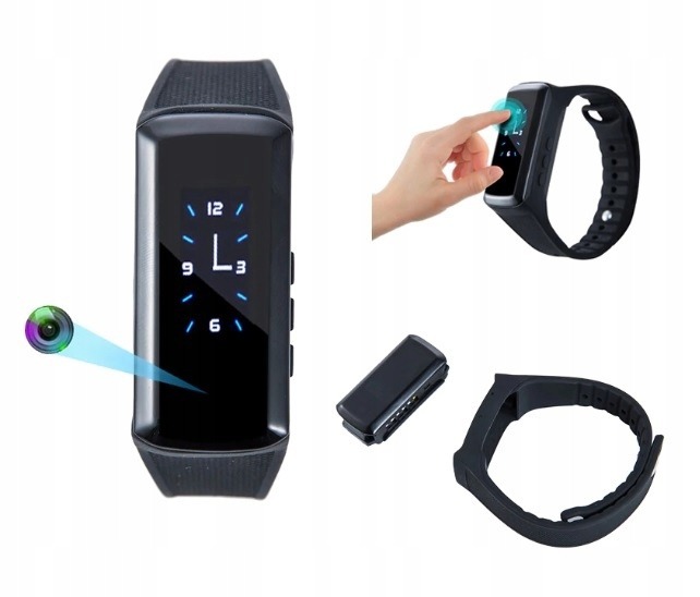 mini KAMERA w ZEGARKU opasce smartwatch APLIKACJA Siedlce Kup teraz